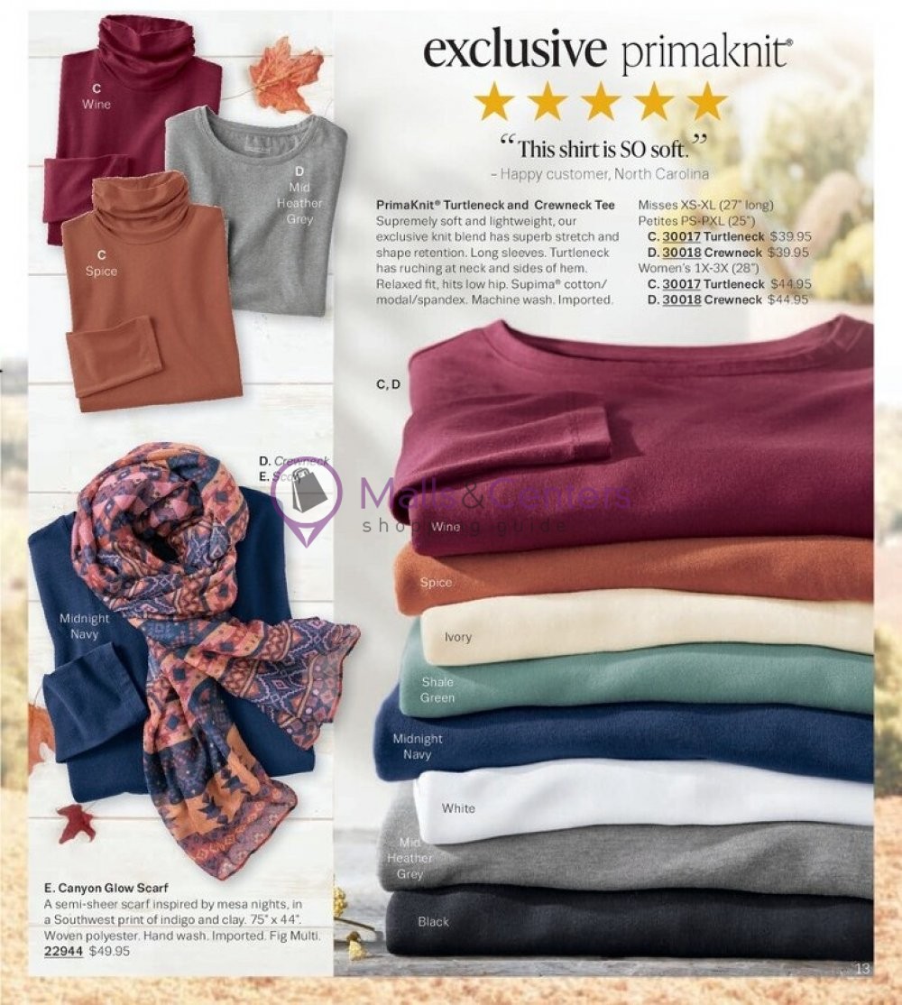 Weekly ad for Coldwater Creek valid: 10/01/2023 - 10/31/2023, page 13