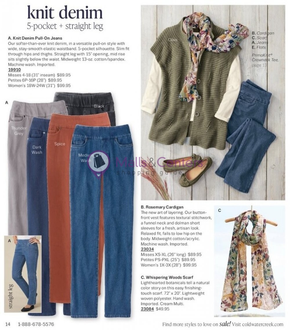 Weekly ad for Coldwater Creek valid: 10/01/2023 - 10/31/2023, page 14