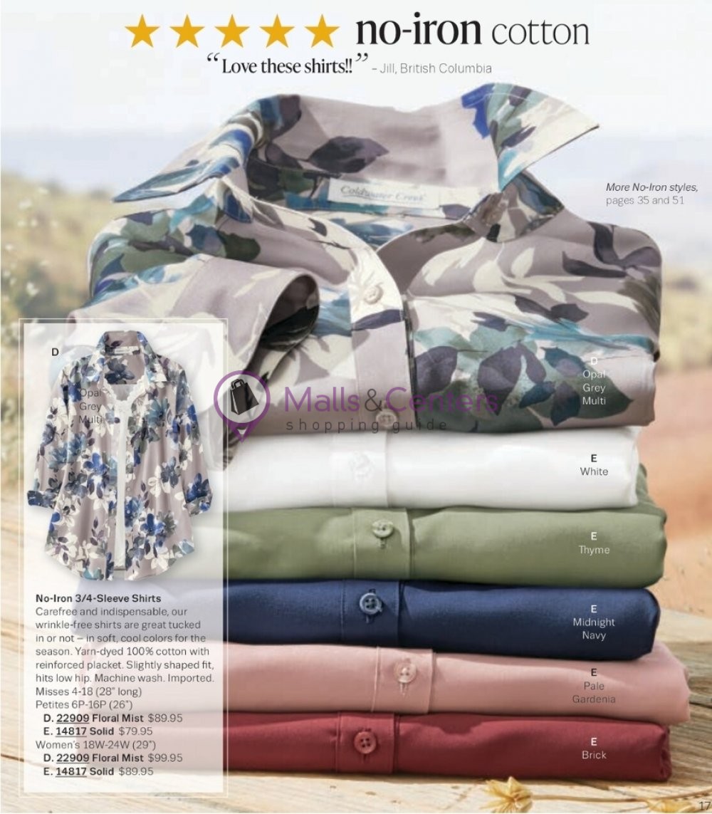 Weekly ad for Coldwater Creek valid: 10/01/2023 - 10/31/2023, page 17