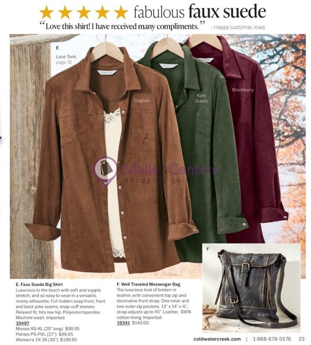 Weekly ad for Coldwater Creek valid: 10/01/2023 - 10/31/2023, page 23