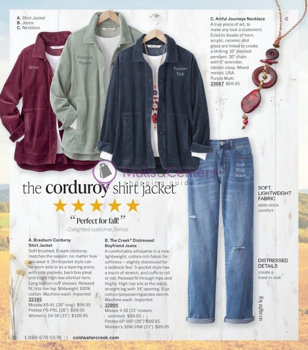 Weekly ad for Coldwater Creek valid: 10/01/2023 - 10/31/2023, page 26