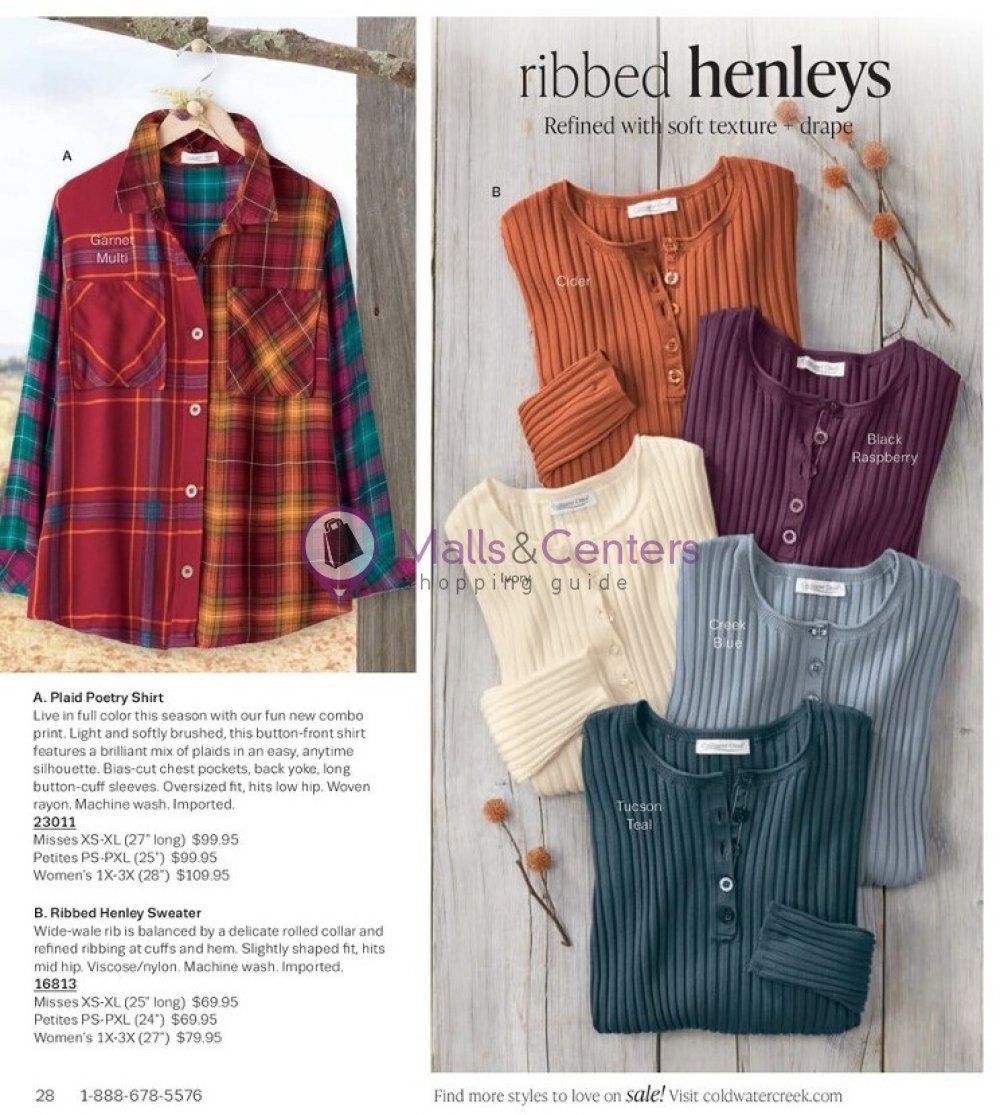 Weekly ad for Coldwater Creek valid: 10/01/2023 - 10/31/2023, page 28