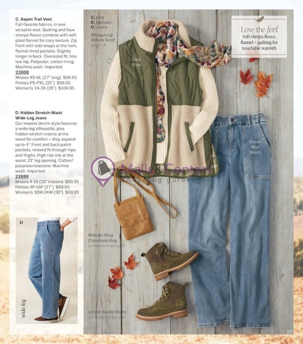 Weekly ad for Coldwater Creek valid: 10/01/2023 - 10/31/2023, page 29