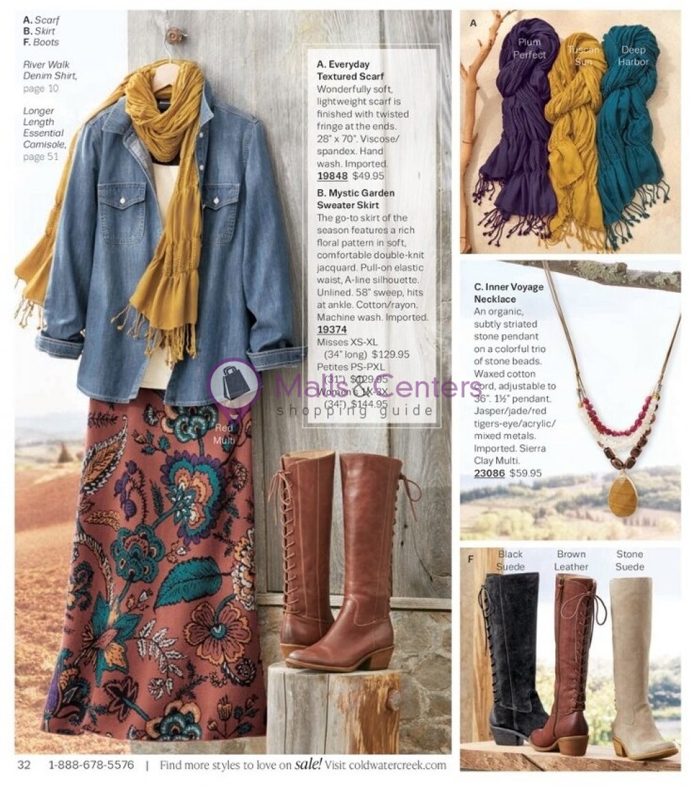 Weekly ad for Coldwater Creek valid: 10/01/2023 - 10/31/2023, page 32