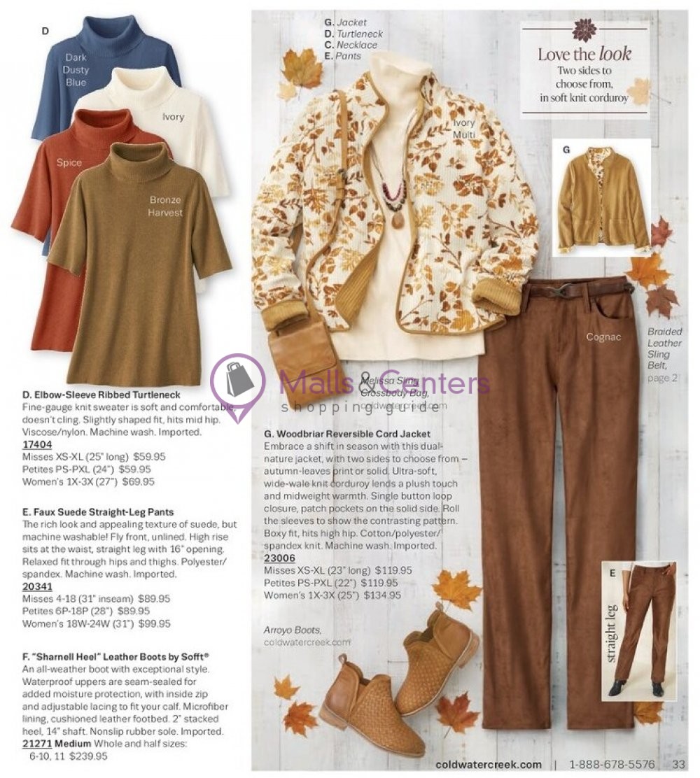 Weekly ad for Coldwater Creek valid: 10/01/2023 - 10/31/2023, page 33