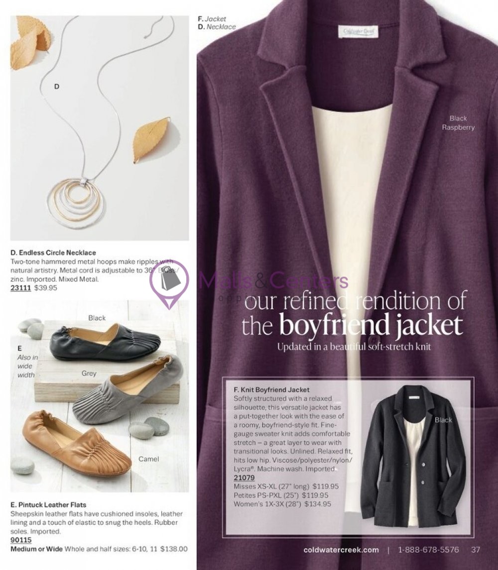 Weekly ad for Coldwater Creek valid: 10/01/2023 - 10/31/2023, page 37