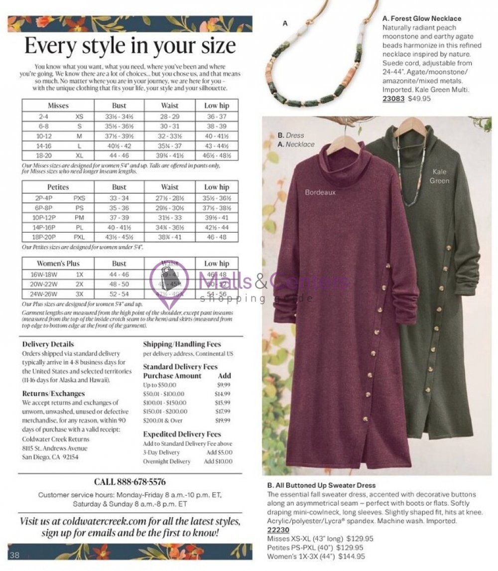 Weekly ad for Coldwater Creek valid: 10/01/2023 - 10/31/2023, page 38