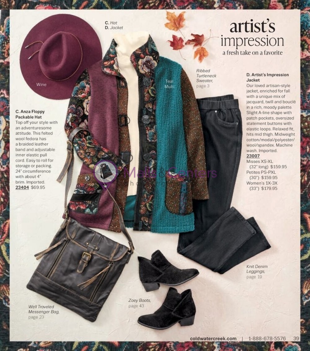 Weekly ad for Coldwater Creek valid: 10/01/2023 - 10/31/2023, page 39