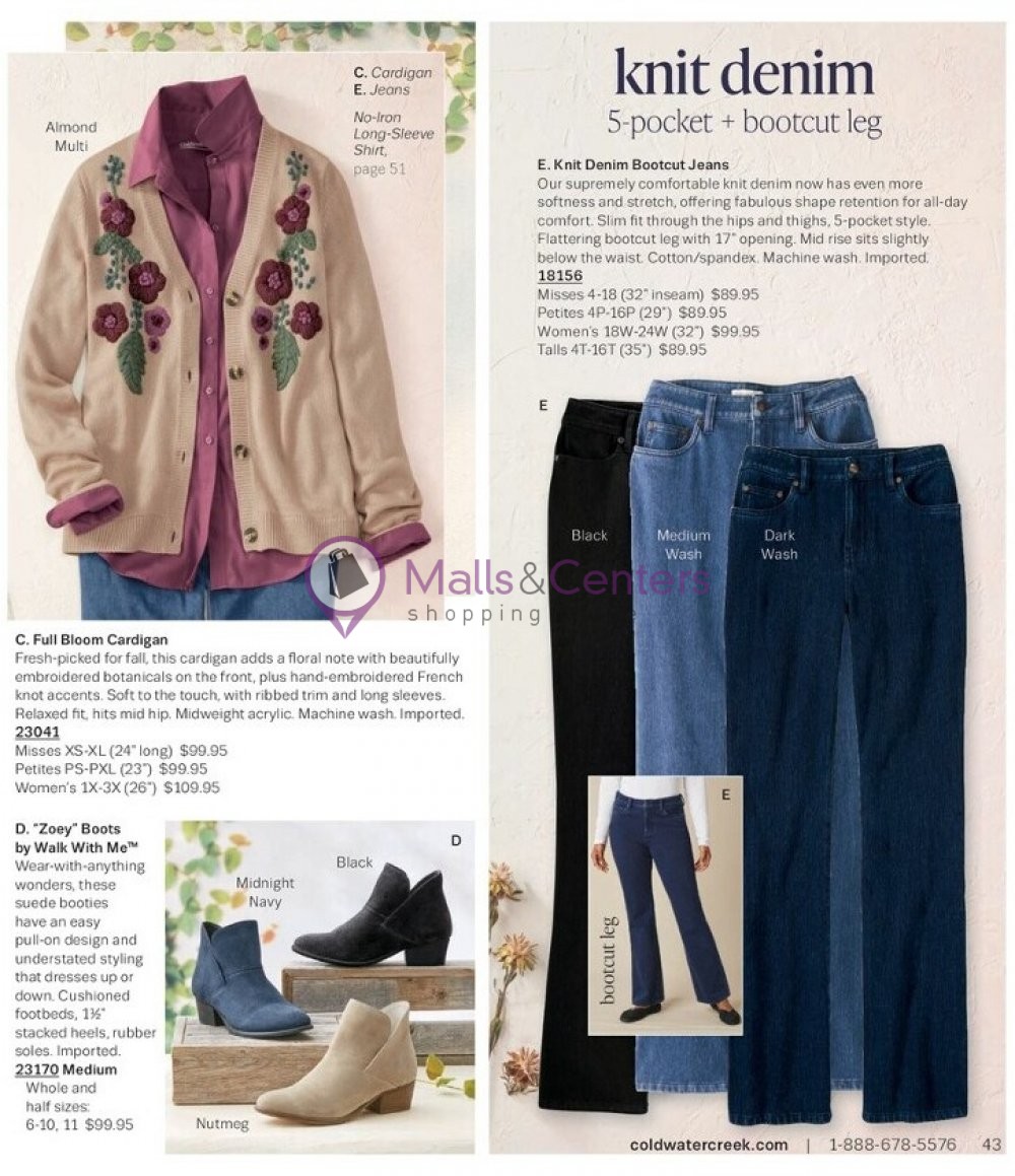 Weekly ad for Coldwater Creek valid: 10/01/2023 - 10/31/2023, page 43