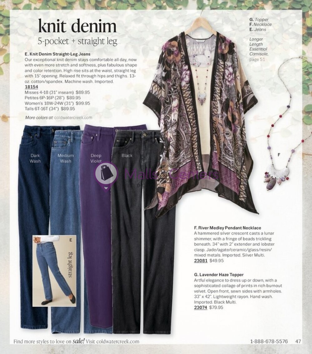 Weekly ad for Coldwater Creek valid: 10/01/2023 - 10/31/2023, page 47