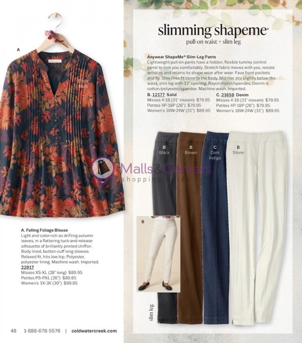 Weekly ad for Coldwater Creek valid: 10/01/2023 - 10/31/2023, page 48