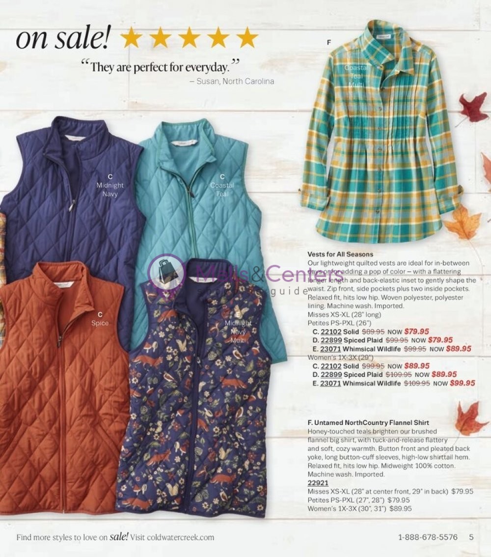 Weekly ad for Coldwater Creek valid: 10/01/2023 - 10/31/2023, page 5
