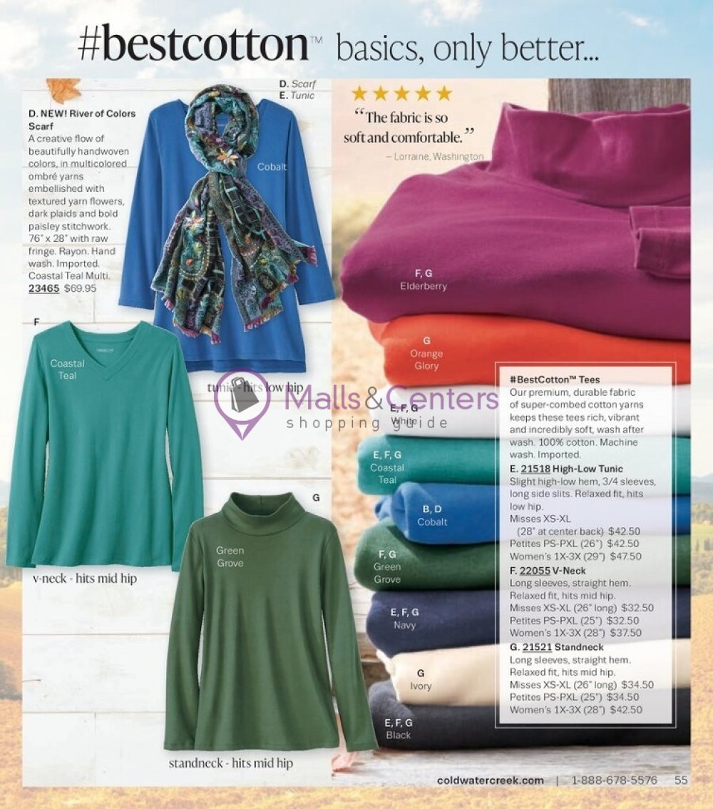 Weekly ad for Coldwater Creek valid: 10/01/2023 - 10/31/2023, page 55