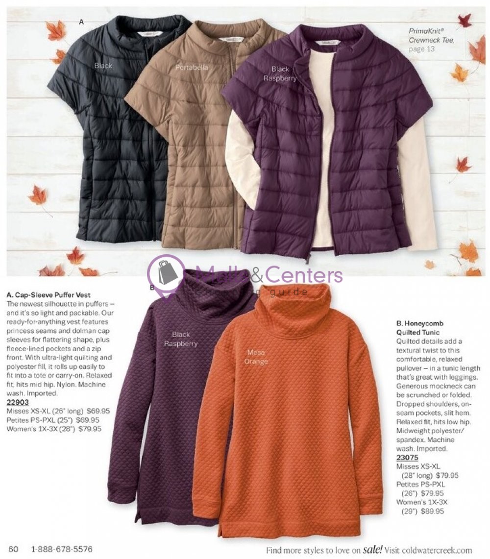 Weekly ad for Coldwater Creek valid: 10/01/2023 - 10/31/2023, page 60