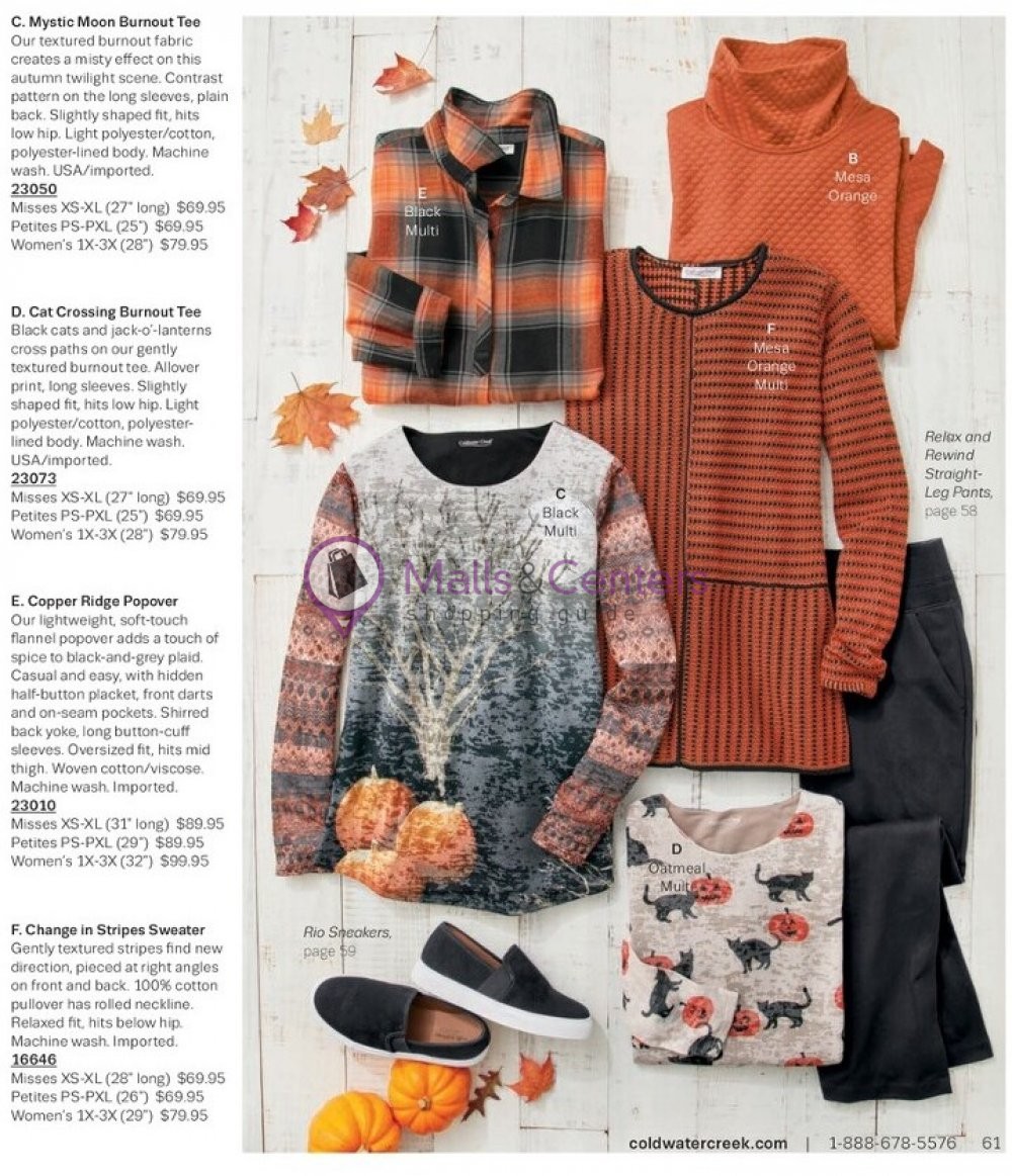 Weekly ad for Coldwater Creek valid: 10/01/2023 - 10/31/2023, page 61