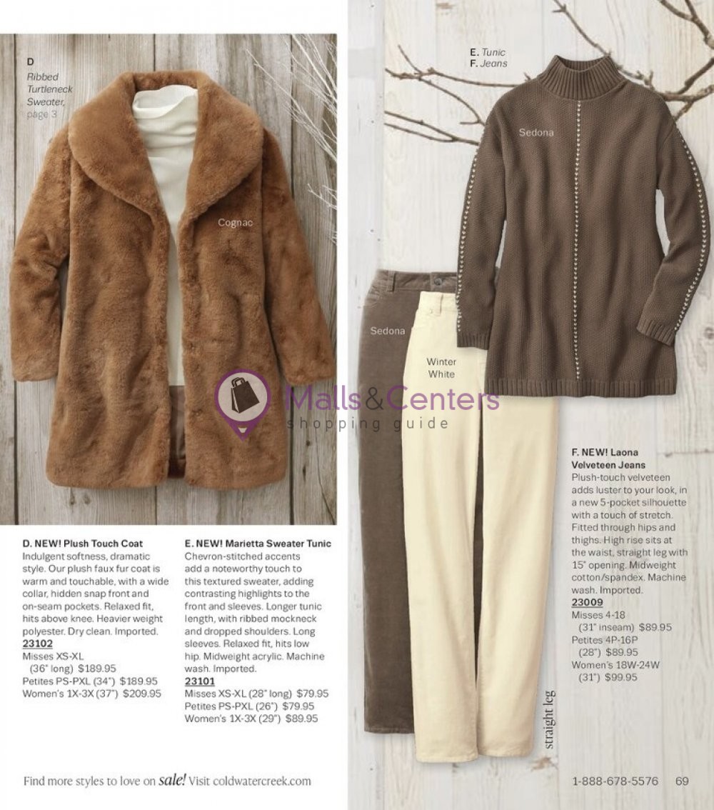 Weekly ad for Coldwater Creek valid: 10/01/2023 - 10/31/2023, page 69