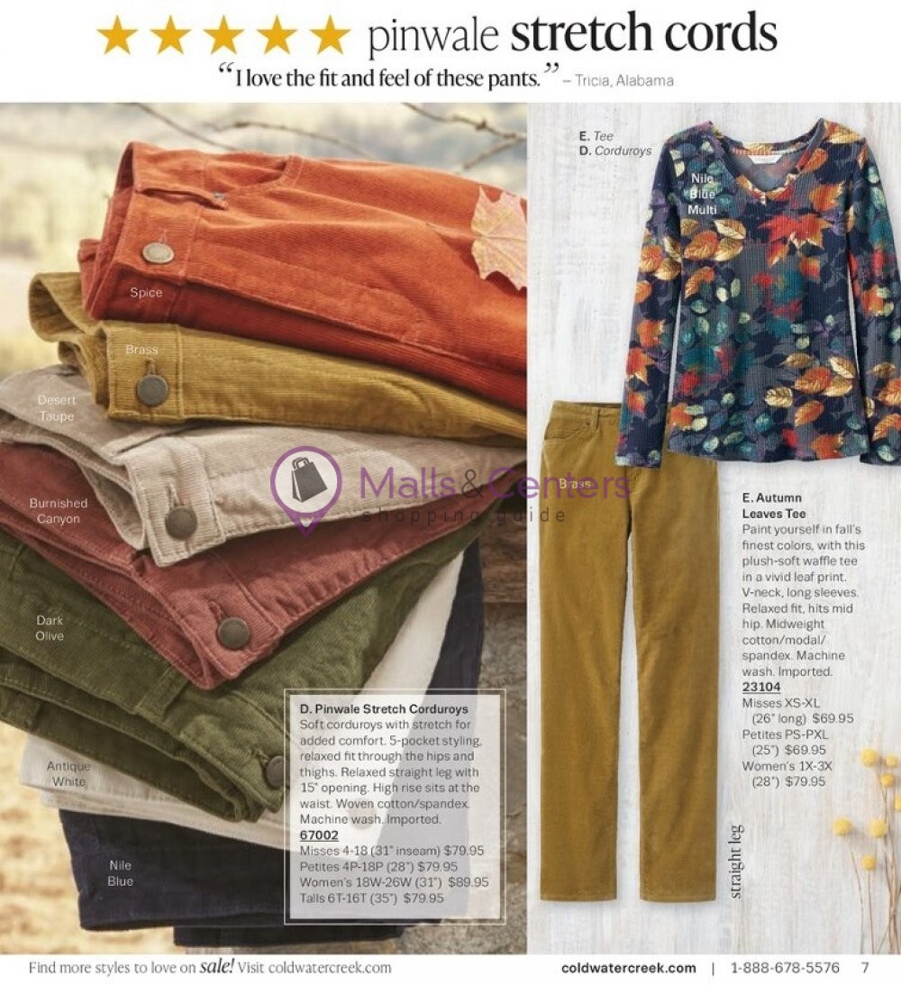 Weekly ad for Coldwater Creek valid: 10/01/2023 - 10/31/2023, page 7