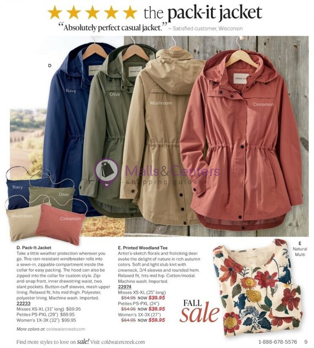 Weekly ad for Coldwater Creek valid: 10/01/2023 - 10/31/2023, page 9