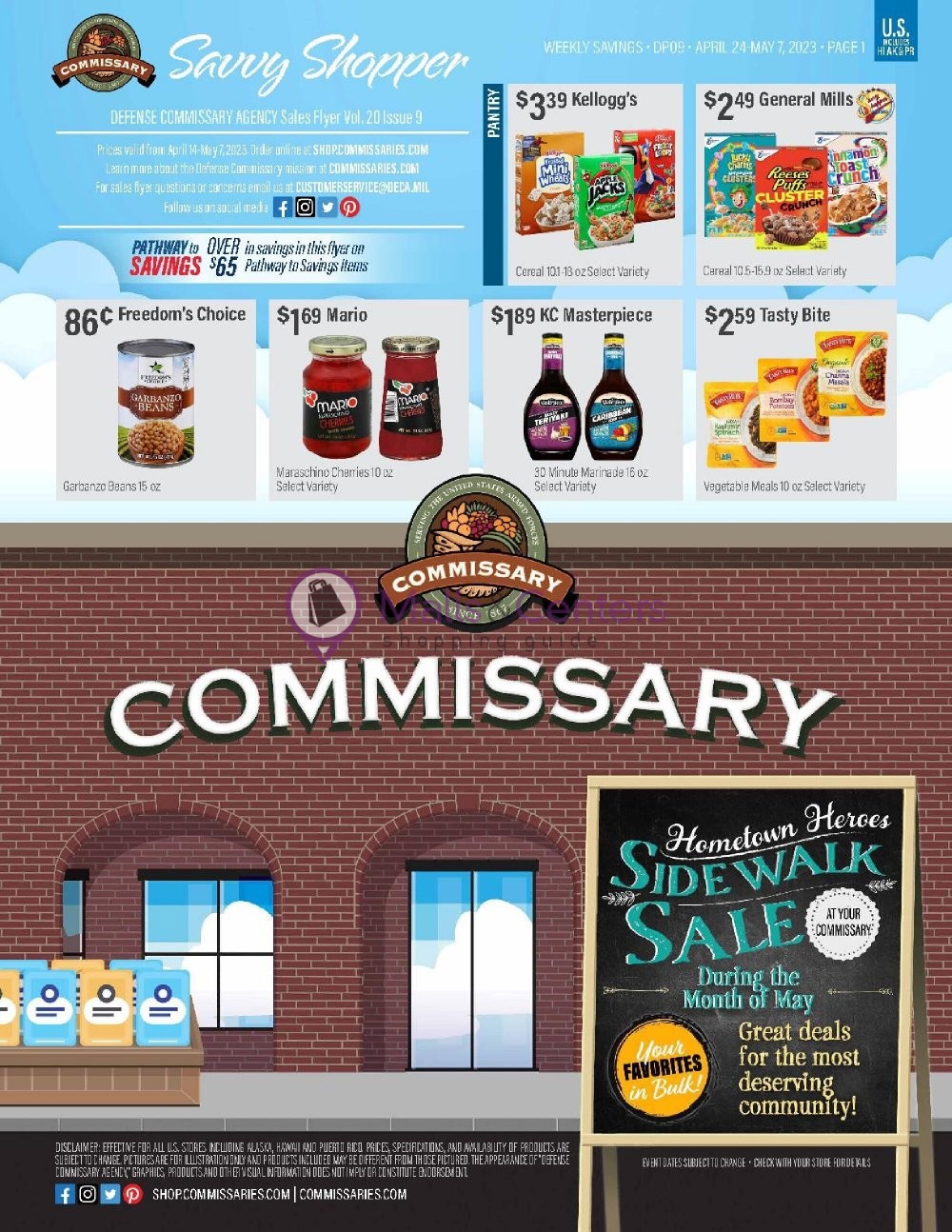 Commissary Weekly ad valid from 04/24/2023 to 05/07/2023 MallsCenters