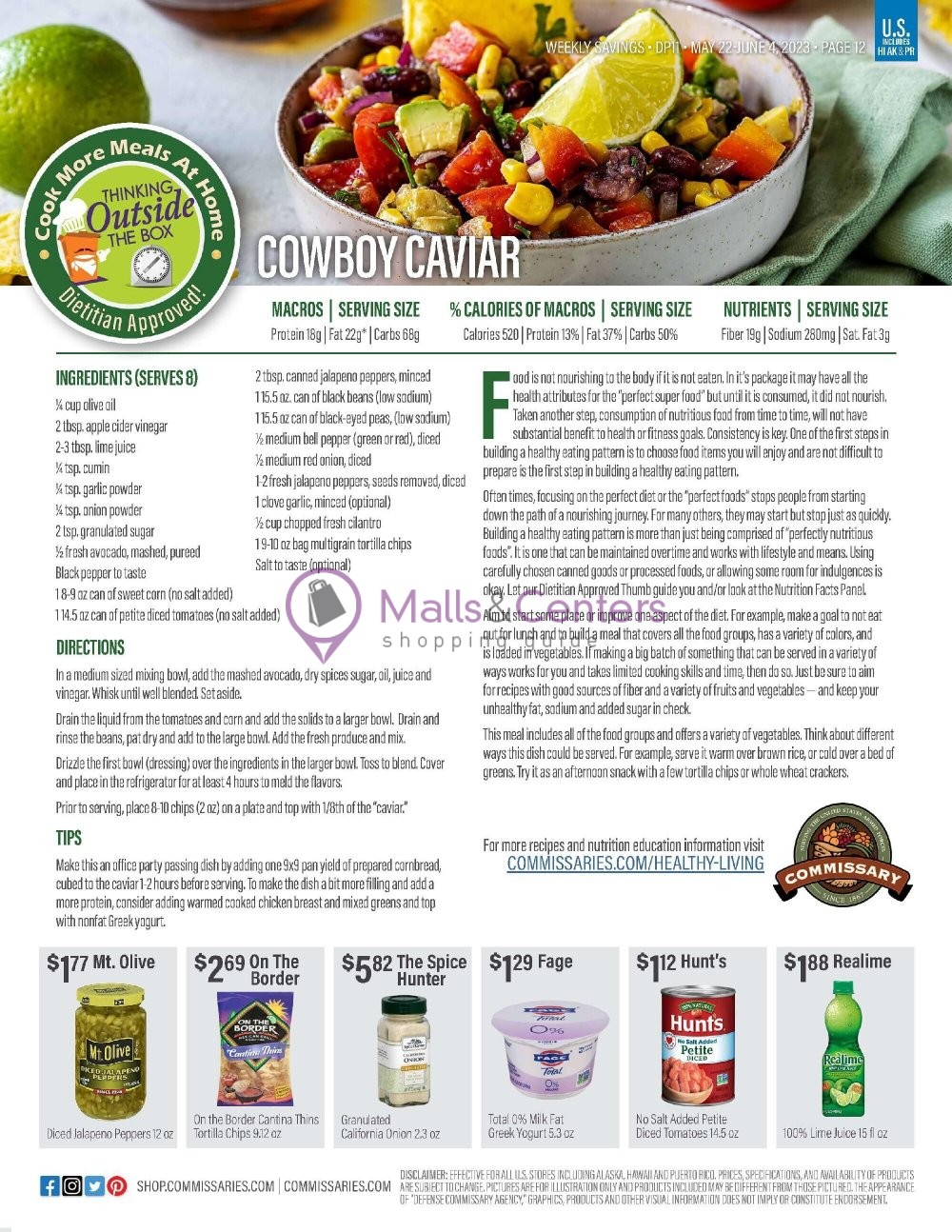 Weekly ad for Commissary valid: 05/22/2023 - 06/04/2023, page 12 Weekly ad for Commissary valid: 05/22/2023 - 06/04/2023, page 12