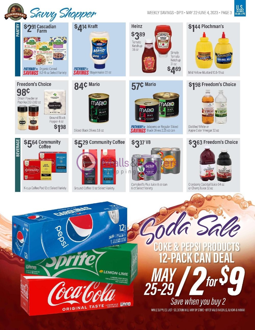 Weekly ad for Commissary valid: 05/22/2023 - 06/04/2023, page 3 Weekly ad for Commissary valid: 05/22/2023 - 06/04/2023, page 3