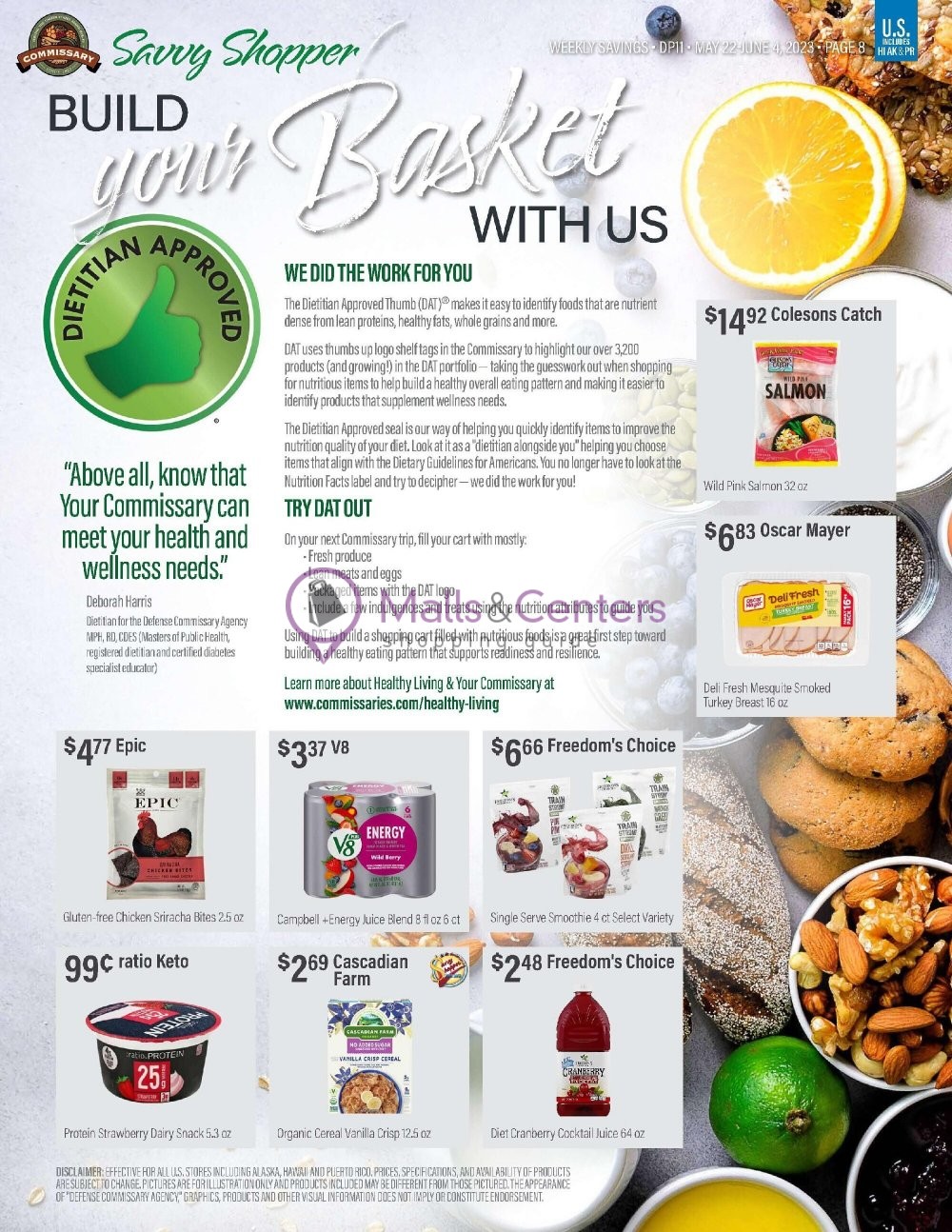 Weekly ad for Commissary valid: 05/22/2023 - 06/04/2023, page 8 Weekly ad for Commissary valid: 05/22/2023 - 06/04/2023, page 8