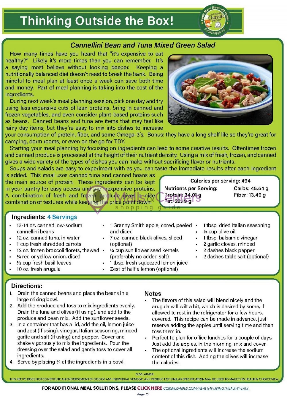 Commissary weekly ad sales flyers specials mallscenters