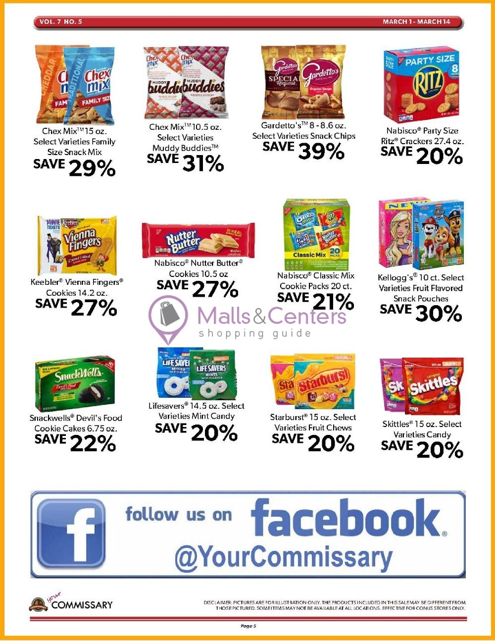 Commissary weekly ad sales flyers specials mallscenters