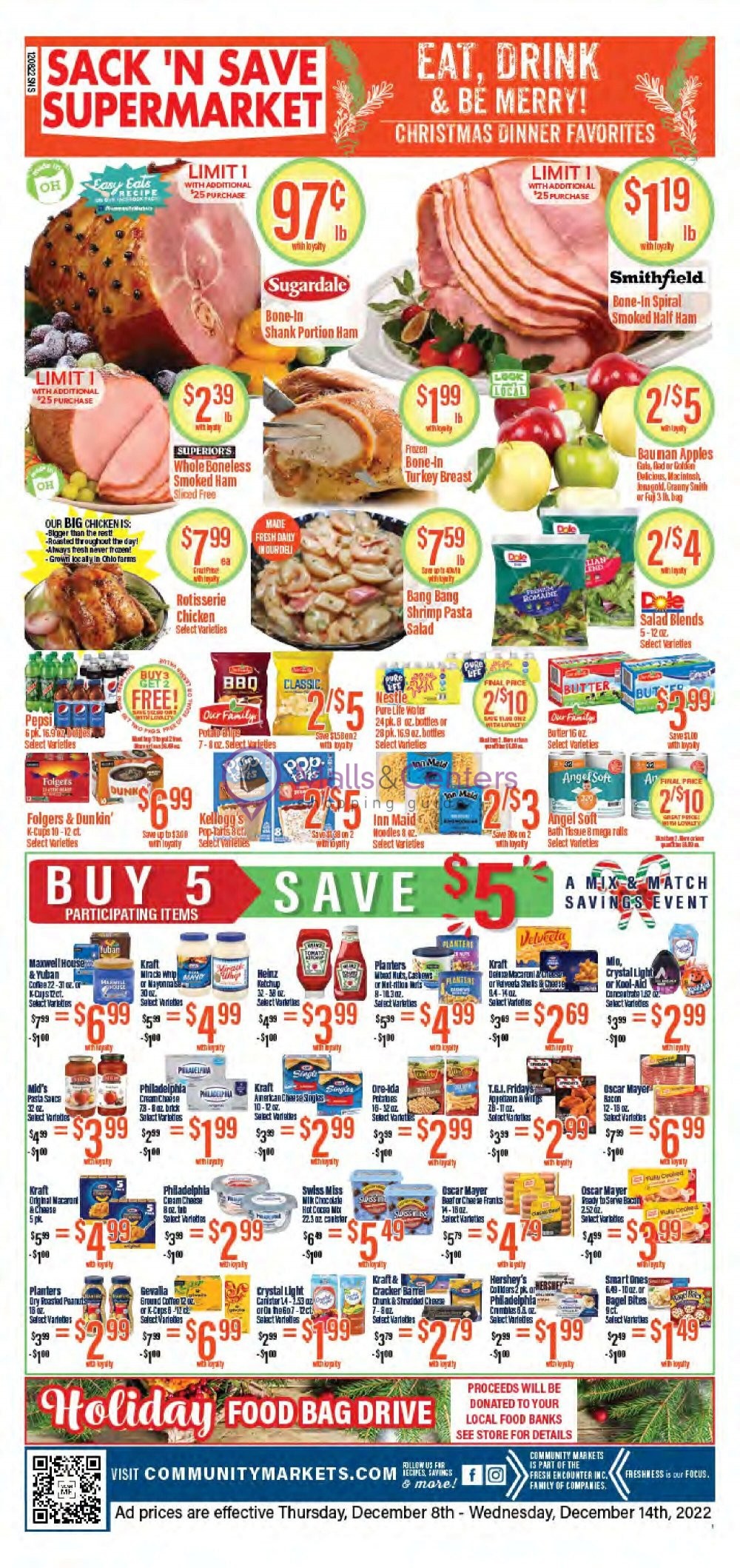 Community Markets Weekly ad valid from 12/08/2022 to 12/14/2022