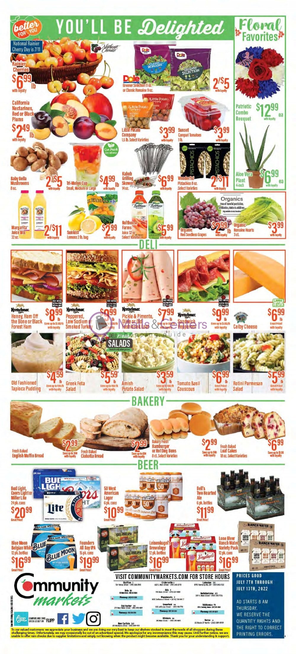 Community Markets Weekly ad valid from 07/07/2022 to 07/13/2022