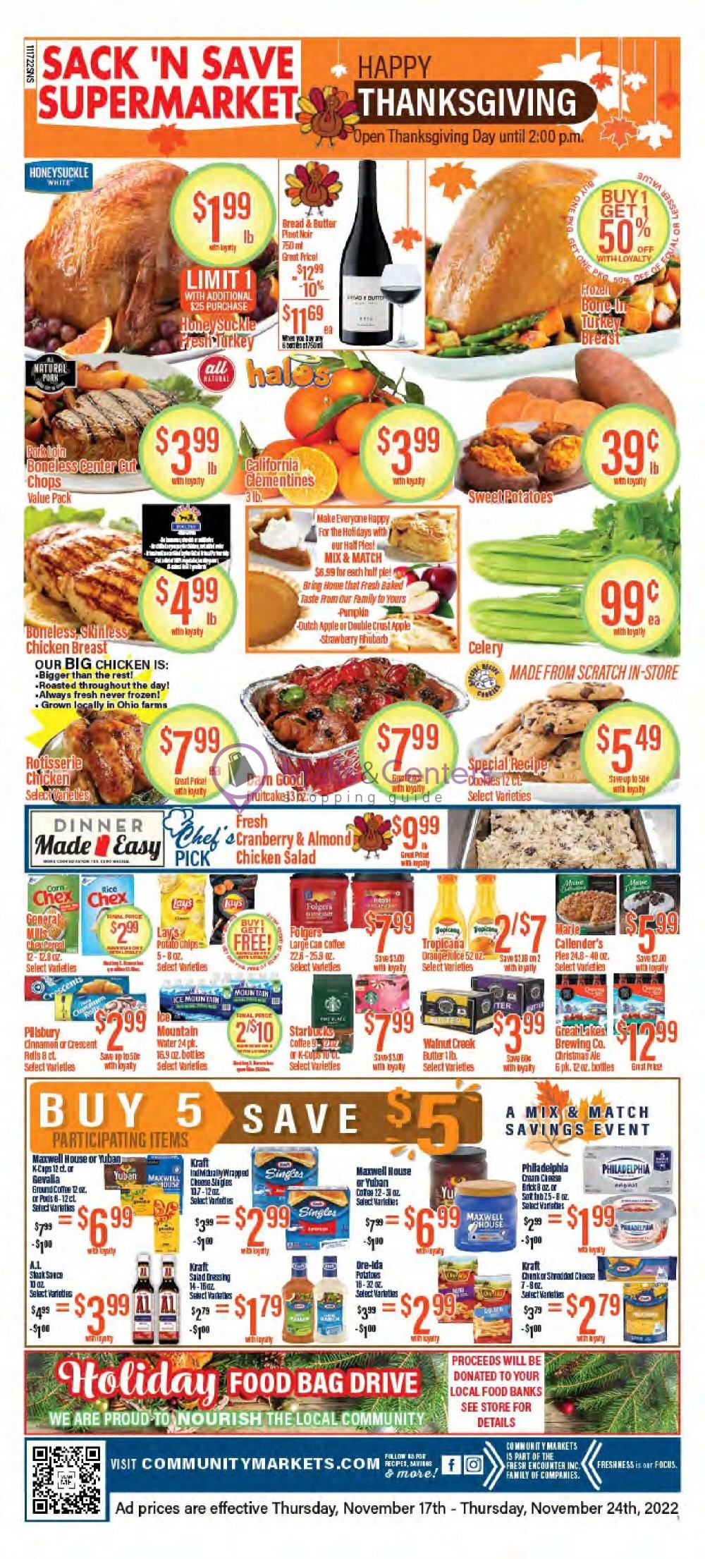 Community Markets Weekly ad valid from 11/17/2022 to 11/24/2022