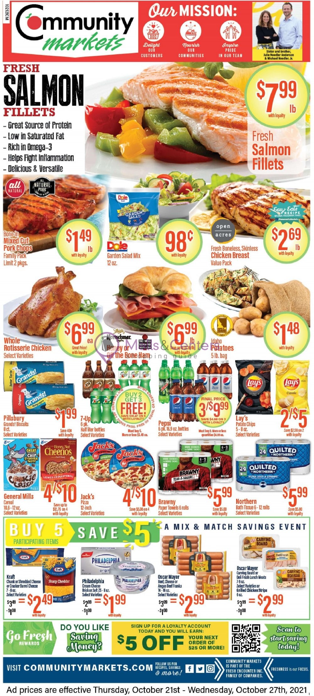 Community Markets Weekly ad valid from 10/21/2021 to 10/27/2021