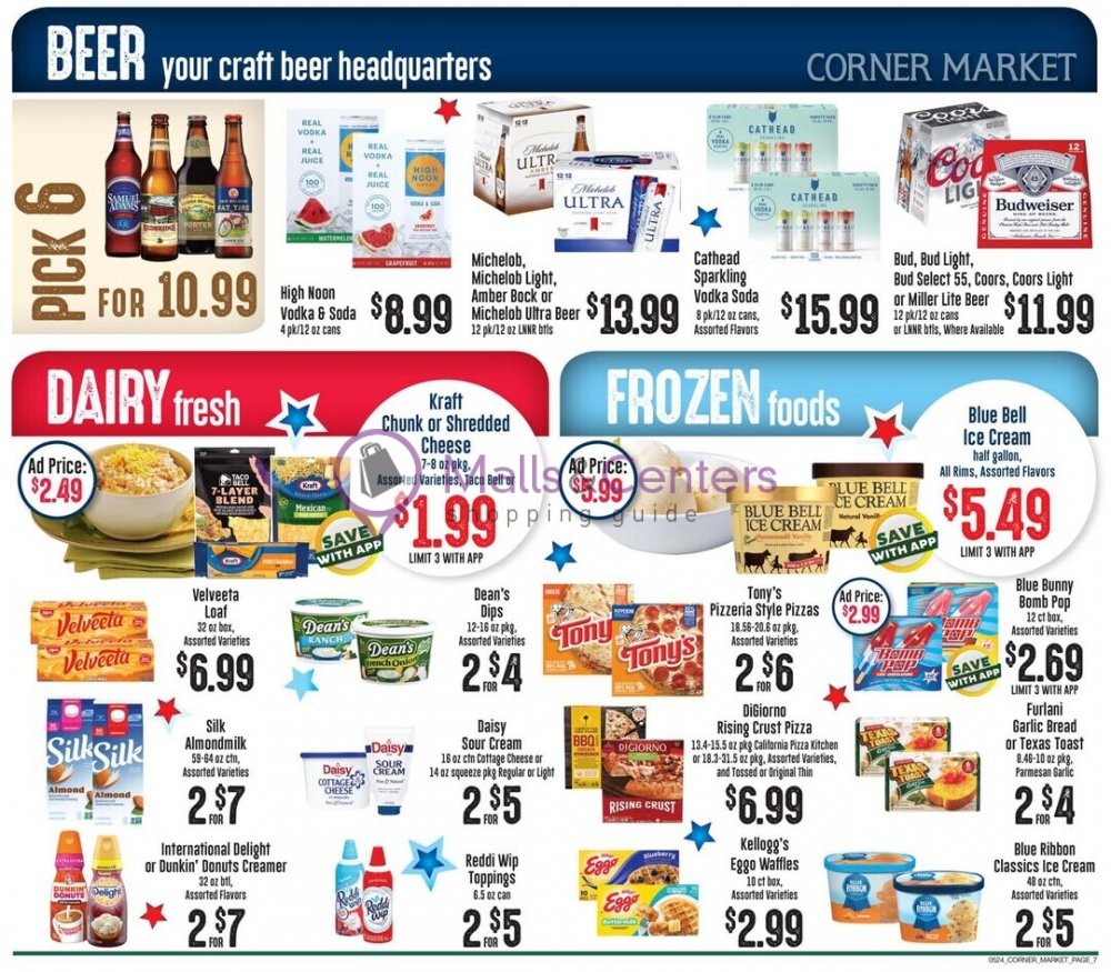 Corner Market Weekly ad valid from 05/24/2023 to 05/30/2023 MallsCenters