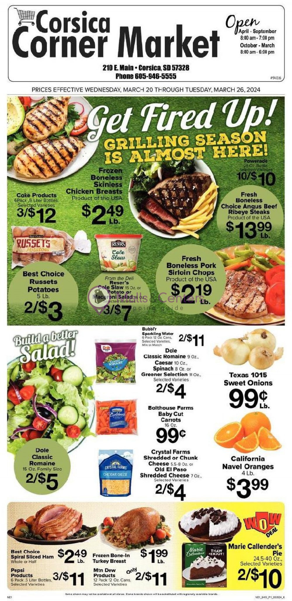 Corsica Corner Market Weekly ad valid from 03/20/2024 to 03/26/2024 MallsCenters