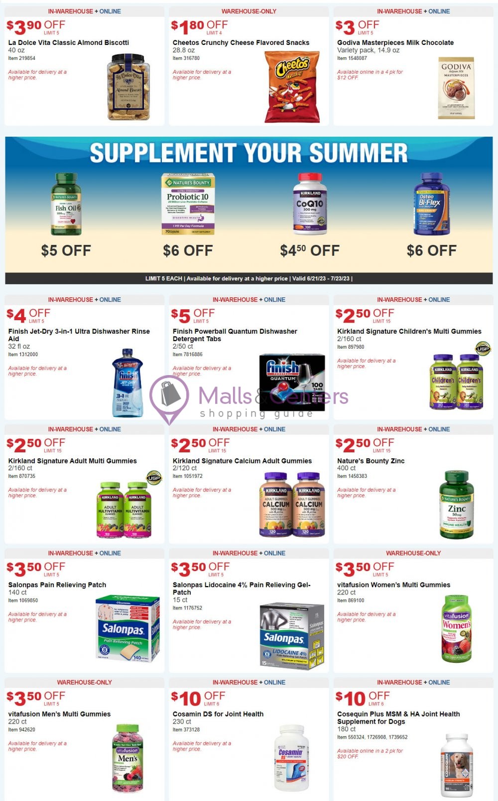 Costco Weekly Ad sales & flyers specials MallsCenters