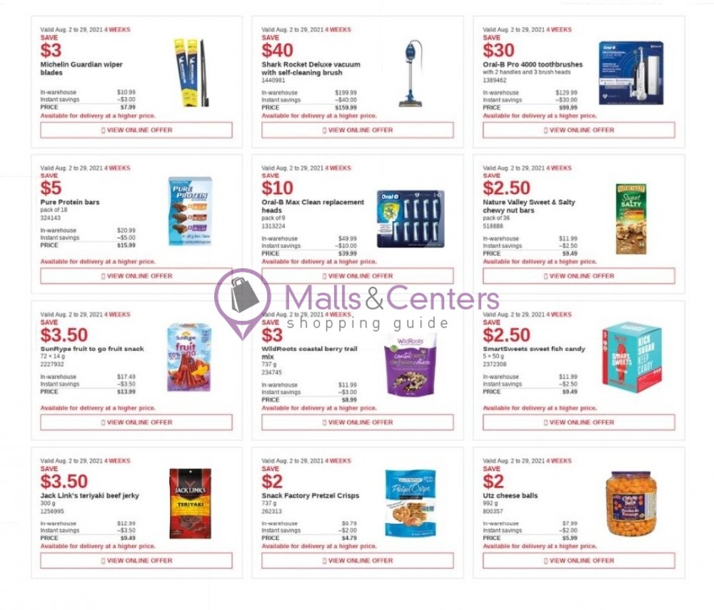 Costco Weekly Ad sales & flyers specials MallsCenters