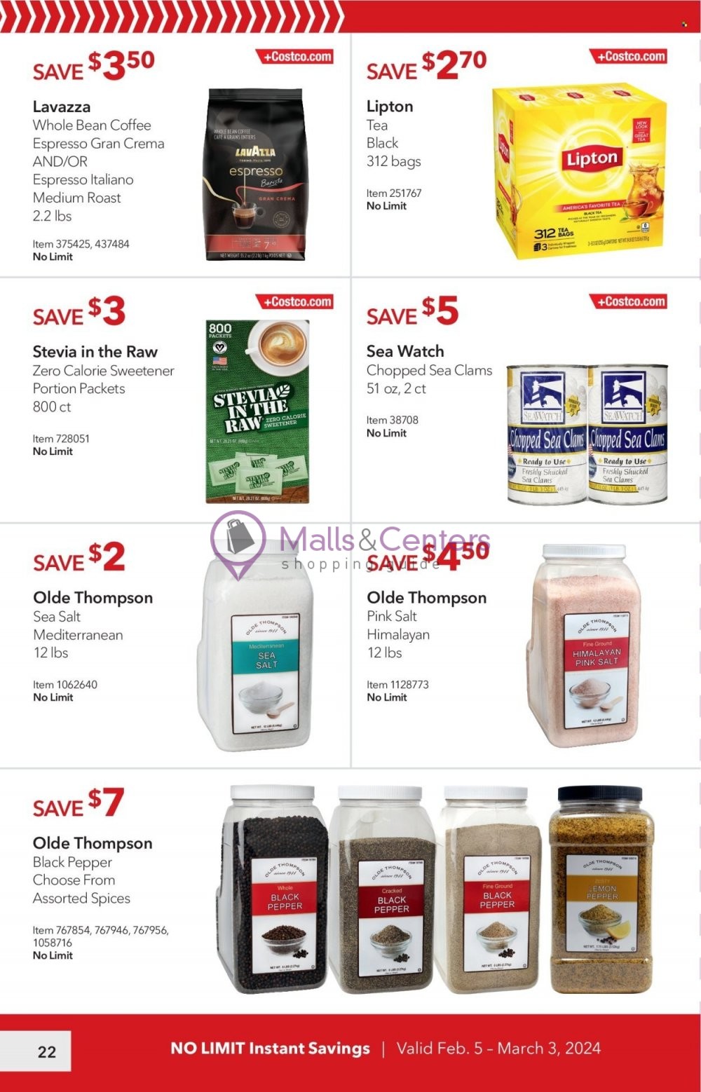 Weekly ad for Costco valid: 02/05/2024 - 03/03/2024, page 22