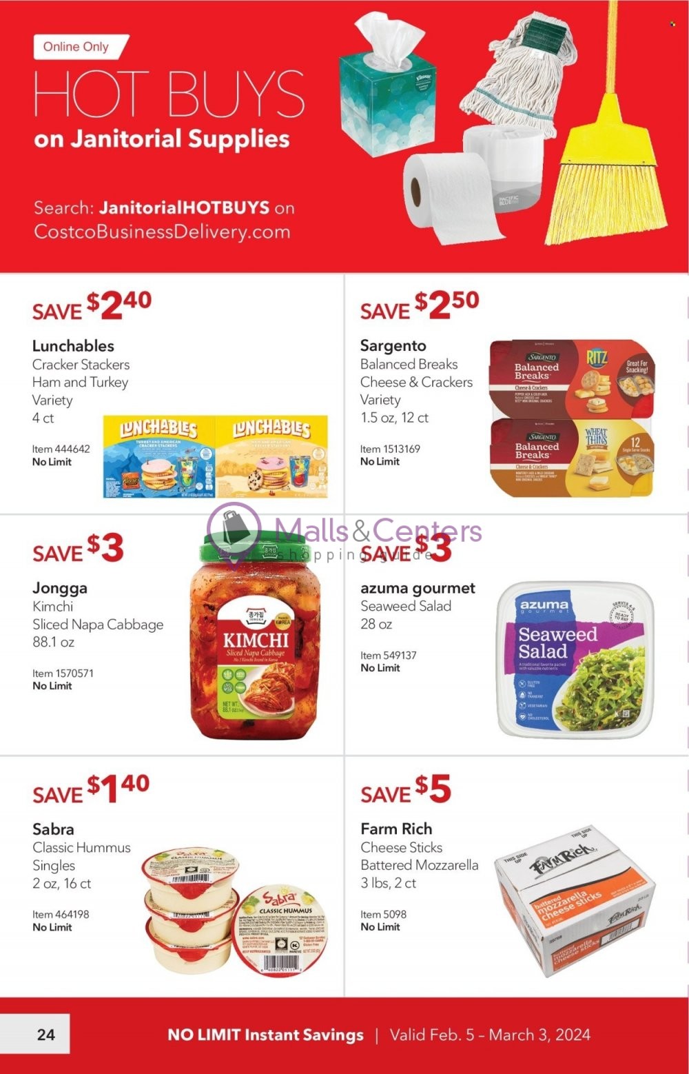 Weekly ad for Costco valid: 02/05/2024 - 03/03/2024, page 24