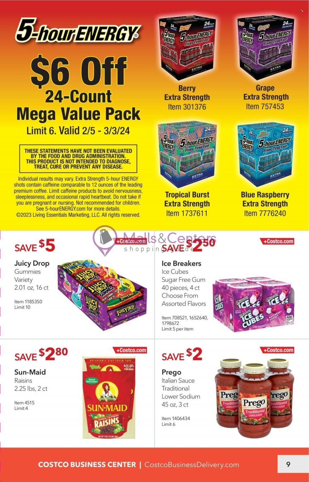 Weekly ad for Costco valid: 02/05/2024 - 03/03/2024, page 9