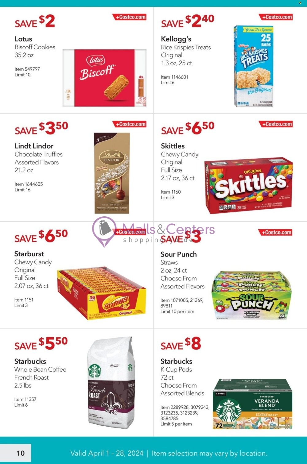 Weekly ad for Costco valid: 04/01/2024 - 04/28/2024, page 10