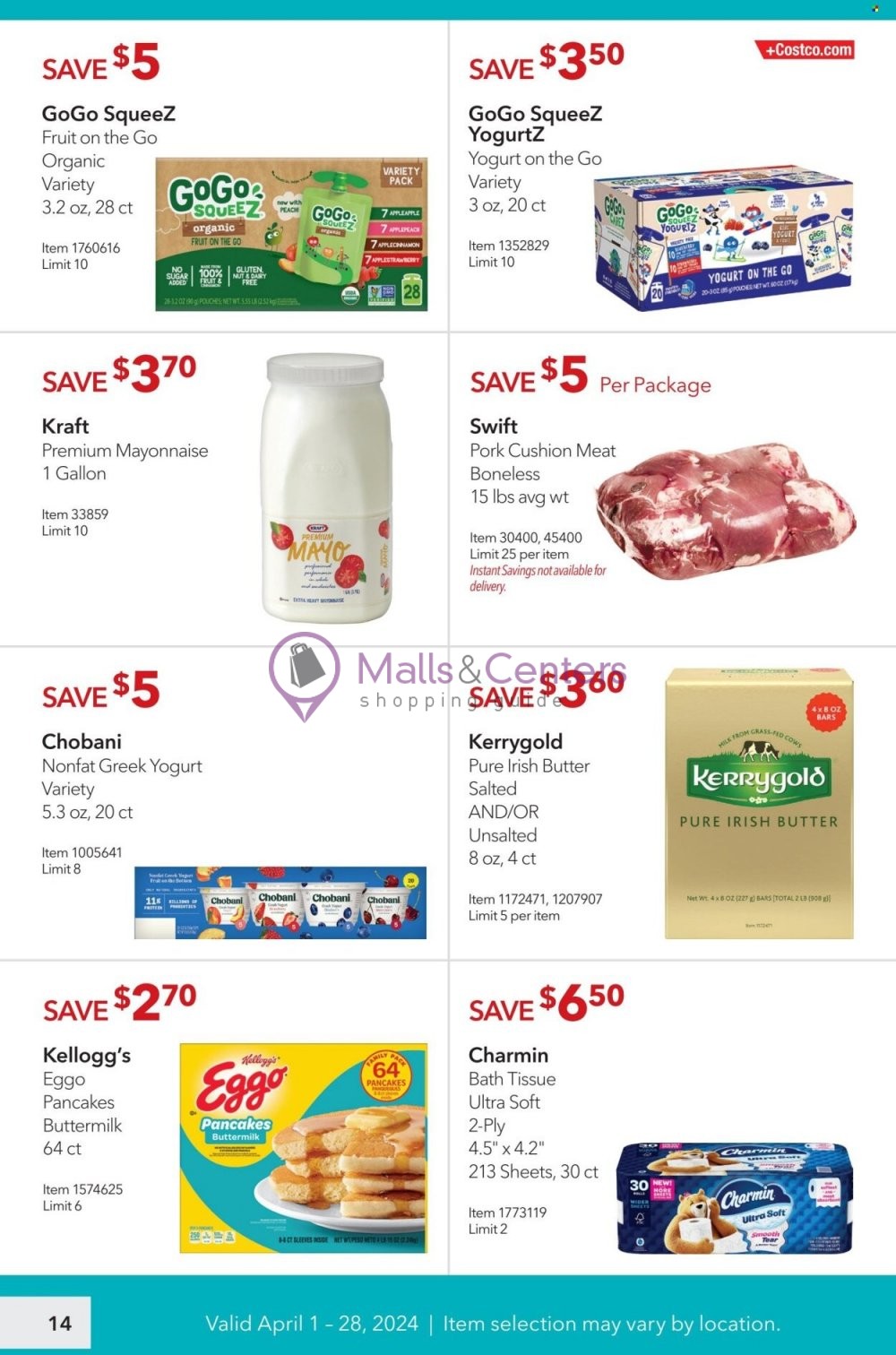 Weekly ad for Costco valid: 04/01/2024 - 04/28/2024, page 14