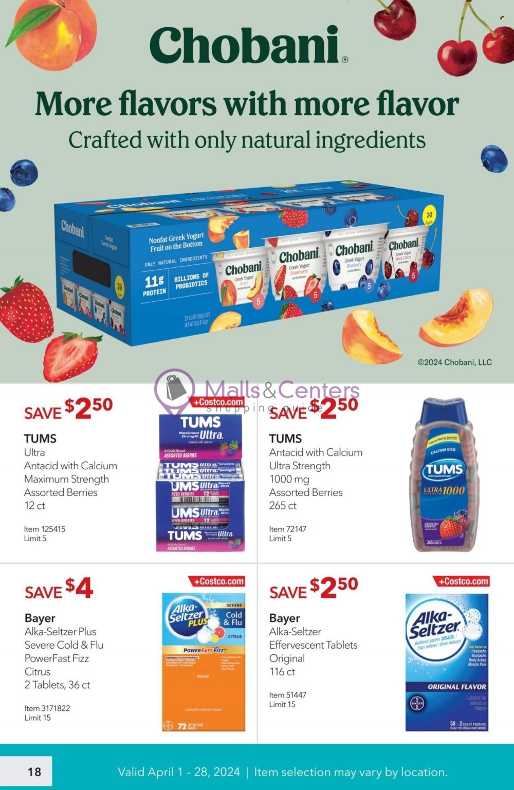 Weekly ad for Costco valid: 04/01/2024 - 04/28/2024, page 18
