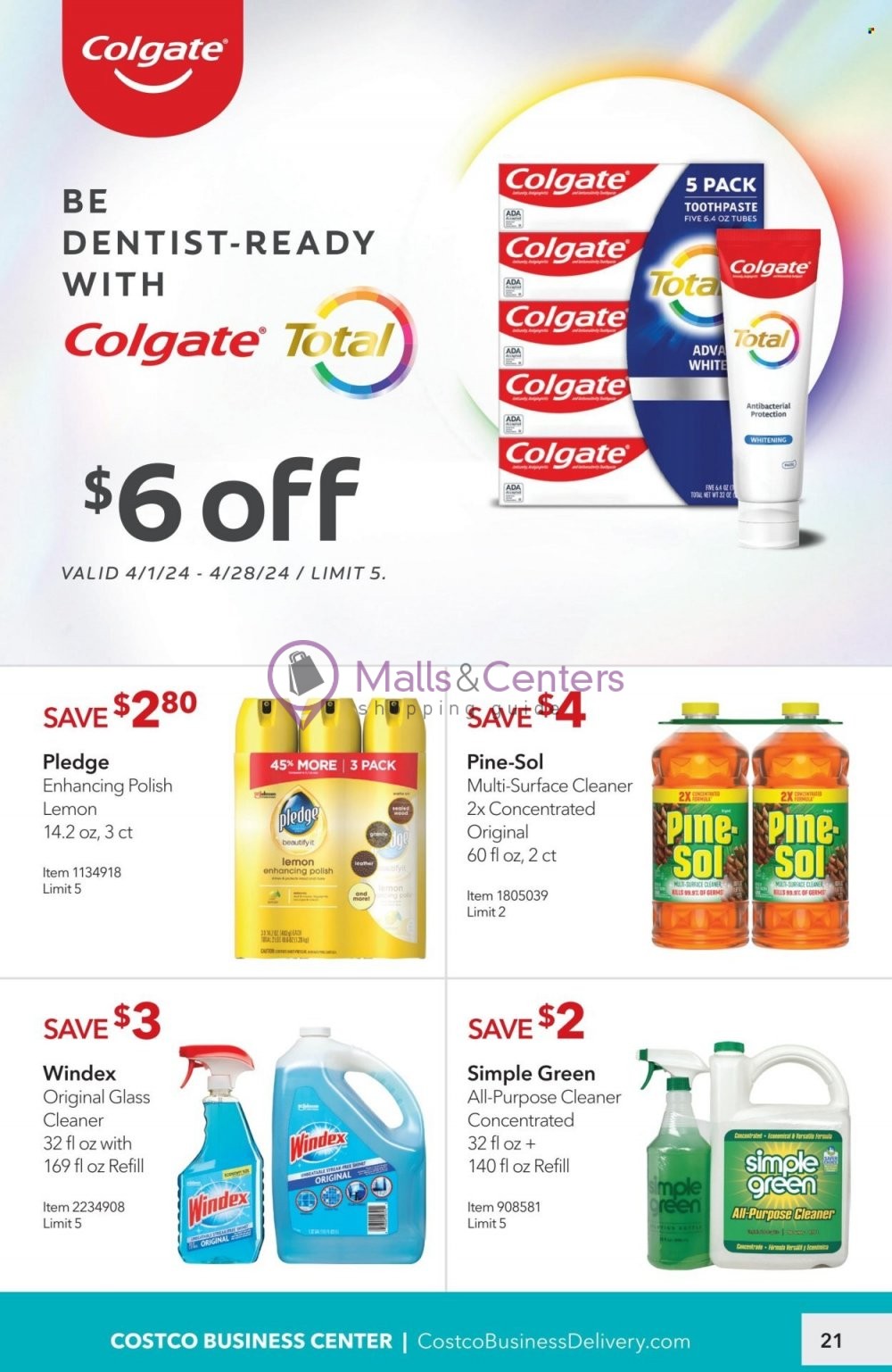 Weekly ad for Costco valid: 04/01/2024 - 04/28/2024, page 21