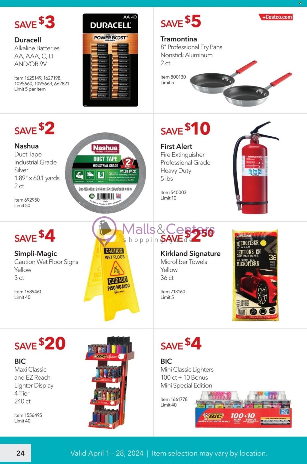 Weekly ad for Costco valid: 04/01/2024 - 04/28/2024, page 24