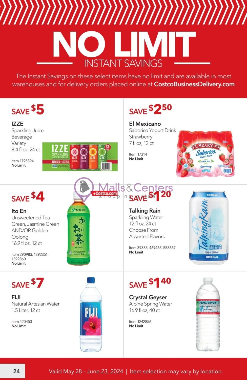 Weekly ad for Costco valid: 05/28/2024 - 06/23/2024, page 24
