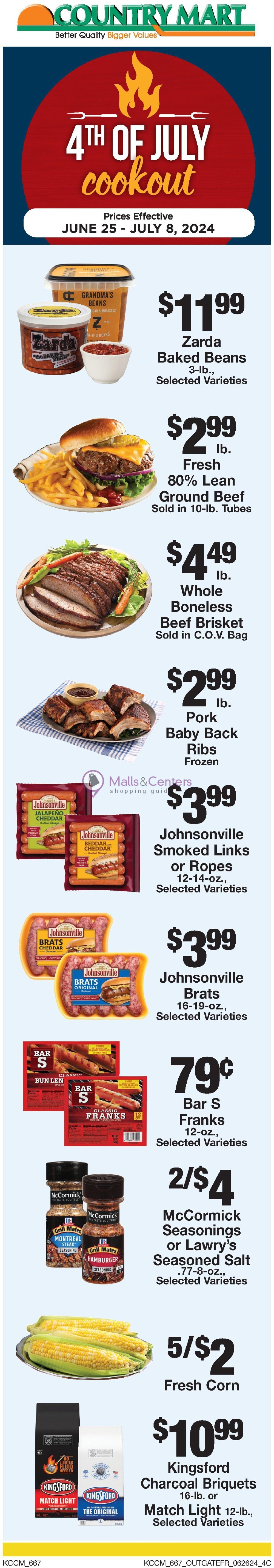 Weekly ad for Country Mart valid: 06/25/2024 - 07/01/2024, page 5