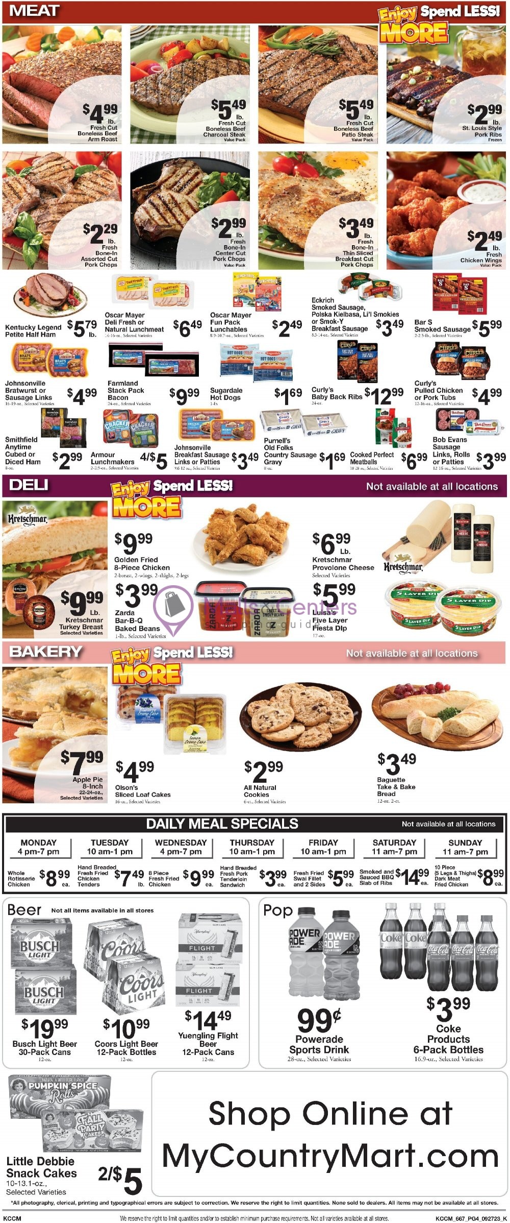 Weekly ad for Country Mart valid: 09/26/2023 - 10/02/2023, page 4