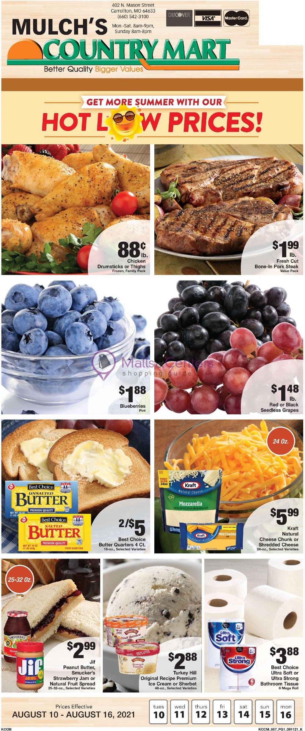 Country Mart Weekly ad valid from 08/10/2021 to 08/16/2021 MallsCenters