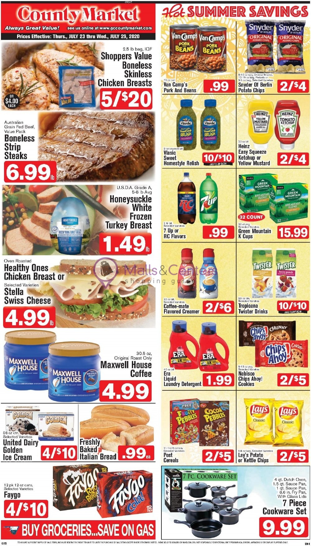 County Market Grove City Weekly ad valid from 07/23/2020 to 07/29/2020