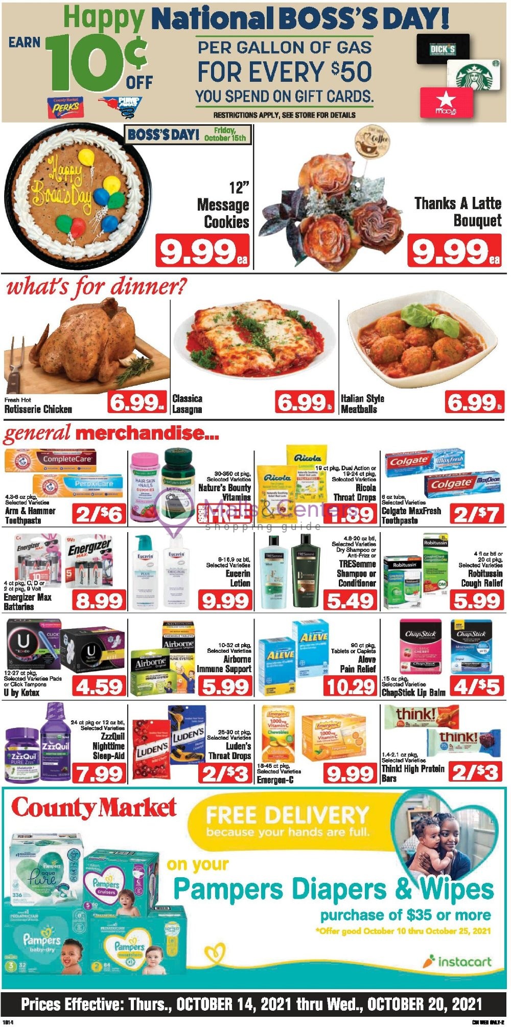 County Market Grove City Weekly ad valid from 10/14/2021 to 10/20/2021